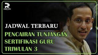 JADWAL TERBARU PENCAIRAN TUNJANGAN SERTIFIKASI GURU TRIWULAN 3 TAHUN 2021