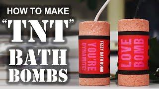 How To Make A "TNT" BATH BOMB