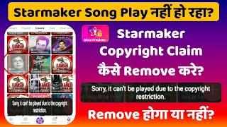 How to Remove Starmaker Copyright, Starmaker Song Not Playing, Starmaker Recording, Starmaker Song