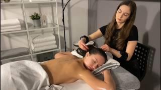 Amazing ASMR Massage Therapy - Chocolate & Coconot & Oil Massage & Water Sounds