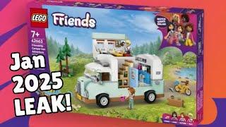 Lego Friends Jan 2025 Friendship Camper Van Adventure LEAKED!  | 42663