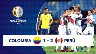 HIGHLIGHTS COLOMBIA 1 - 2 PERÚ | COPA AMÉRICA 2021 | 20-06-21