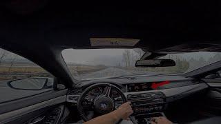 700HP BMW M5 RAINY DAY DRIFT POV (GOPRO)