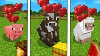 How to tame any mobs in Minecraft? Pig, Sheep, Cow