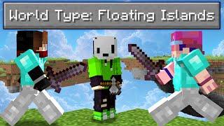 Minecraft Floating Islands VS 3 Hunters