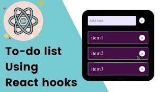 To-do list using react hooks