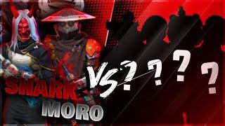 @MORO_777 & @SHARK-FF  Vs 4 Pro Players || 2 vs 4 Insane Gameplay  #AWMKing