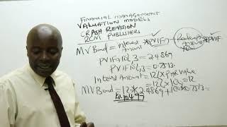 Valuation models in Financial management