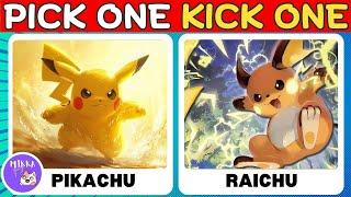 Pick One Kick One GEN1 Pokemon - Generation 1 Edition - All Gen 1 Pokemon Challenge