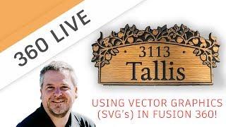 360 LIVE: Bringing SVG files into Fusion 360