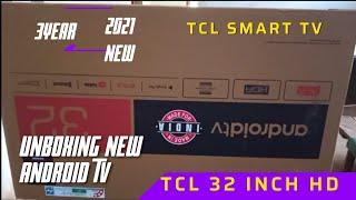 UNBOXING TCL's 32 inch HD  ANDROID LED TV ||SMART TV