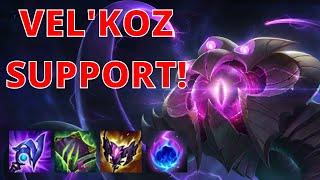 【峰哥】威寇茲輔助 神奇角度！一發半條！VEL'KOZ SUPPORT｜全角色輔助獲勝大挑戰