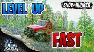 Snowrunner How To Level Up Fast