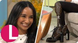 Sian Green-Lord Is Using Her Prosthetic Leg to Make a Fashion Statement | Lorraine