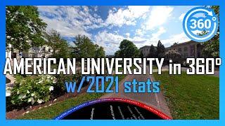 [2021] AMERICAN UNIVERSITY in 360° - walking/driving campus tour