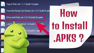 How to install .APKS files