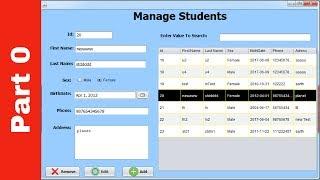 JAVA - Student Information System Project In Java Using NetBeans With Source Code | Part 0 - Demo