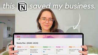 THIS is the Notion weekly plan template I've used for 1,000+ days.