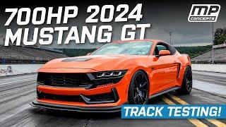 700HP Supercharged 2024 Ford Mustang GT | Taking On the Drag Strip!