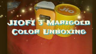 Jiofi 3 Marigold Color Unboxing