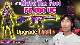Spending 55.000 UC for The Fool Set | Upgrade M416 THE FOOL Level 7 | PUBG MOBILE TACAZ