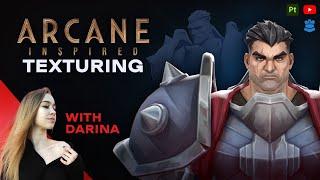 DARIUS TEXTURING IN SUBSTANCE PAINTER (ARCANE) | Tutorial