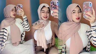 TIK TOK HIJAB CANTIK BOBA TOBRUT GEDE GETER PARAH  #viraltiktok #jilbabgununggede