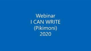 I CAN WRITE + PIKIMONI 2020