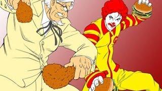 MUGEN: Ronald McDonald vs Colonel Sanders intro compilation