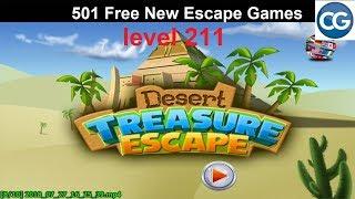 [Walkthrough] 501 Free New Escape Games level 211 - Desert treasure escape - Complete Game