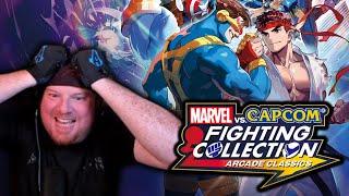 IT'S MAHVEL BABAY!!!! - MARVEL vs. CAPCOM Fighting Collection Reveal - Krimson KB Reacts