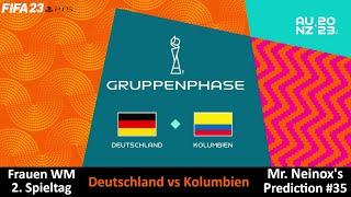 Deutschland vs Kolumbien | Frauen WM 2. Spieltag | Mr. Neinox's Prediction #35 | [PS5 FIFA23]