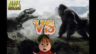 King Kong vs T-Rex || Beast Battle Simulator #1