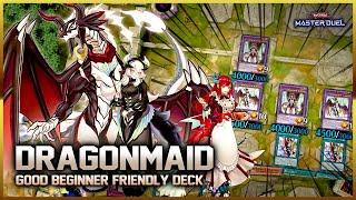 GOOD BEGINNER-FRIENDLY DECK TO START MASTER DUEL / DRAGONMAID DECK [Yugioh Master Duel]