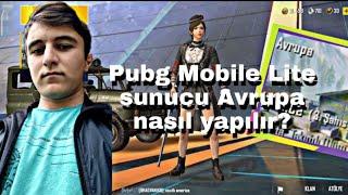 Pubg Mobile Lite sunucu Avrupa nasıl yapılır | 2022 | 100% çözüm | Pubg Mobile Lite