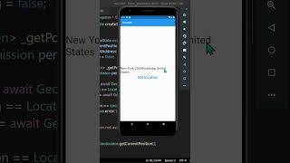 Flutter Getting User Location #flutterdev