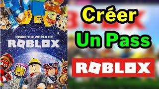 Tuto comment créer des passes de jeux sur Roblox!