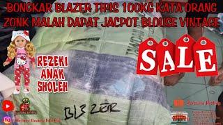 THIN BLAZER 100KG BANYAK BLOUSE VINTAGE KODE A STAR S KOREAN||THRIFTING||SECONDHANDS||USEDCLOTH