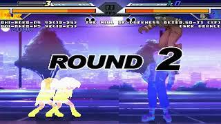 Mugen EFZ - The Will of Darkness (12p) and Dark Donald (11p) vs 2 Oni Mako Ps (12p) (Both Sides)