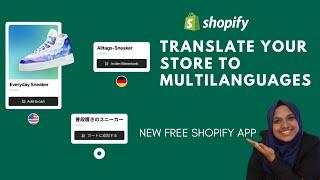 How to Translate your Shopify Store using Shopify's Free App | Shopify Translate and Adapt