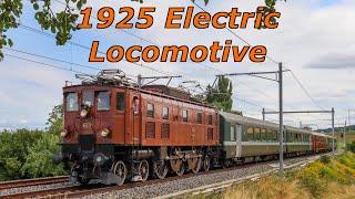 100 Year old Electric Locomotive Machinery Room and Cab Ride