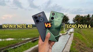 JANGAN SALAH PILIH! Infinix Note 40 vs Tecno Pova 6 - Harga sama mending mana?