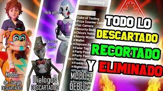 Todo lo Descartado, No Usado ,y REMOVIDO de Todo FNAF Security Breach ||Ft.Prophecyx