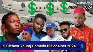 Top 15 Richest Instagram & YouTube Comedian In Nigeria 2024.. Networth, Houses, Cars,bio,BrainJotter