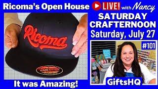 Inside Ricoma's Open House: Game-Changing Embroidery Machines Revealed - Saturday CrafterNoon #101