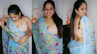 Tango live Imo live hot video by Anu bhabhi black saree dance tutorial #tango  #tangolive