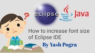 How to increase font size of eclipse | how to change text font in eclipse