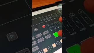 UI/UX button test for browser based synth