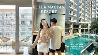 SOLEA MACTAN RESORT IN CEBU ️| room tour, resort amenities, day at the beach, family staycation