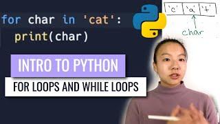 For Loops and While Loops | Python for Beginners Lesson 6 | Code with Kylie